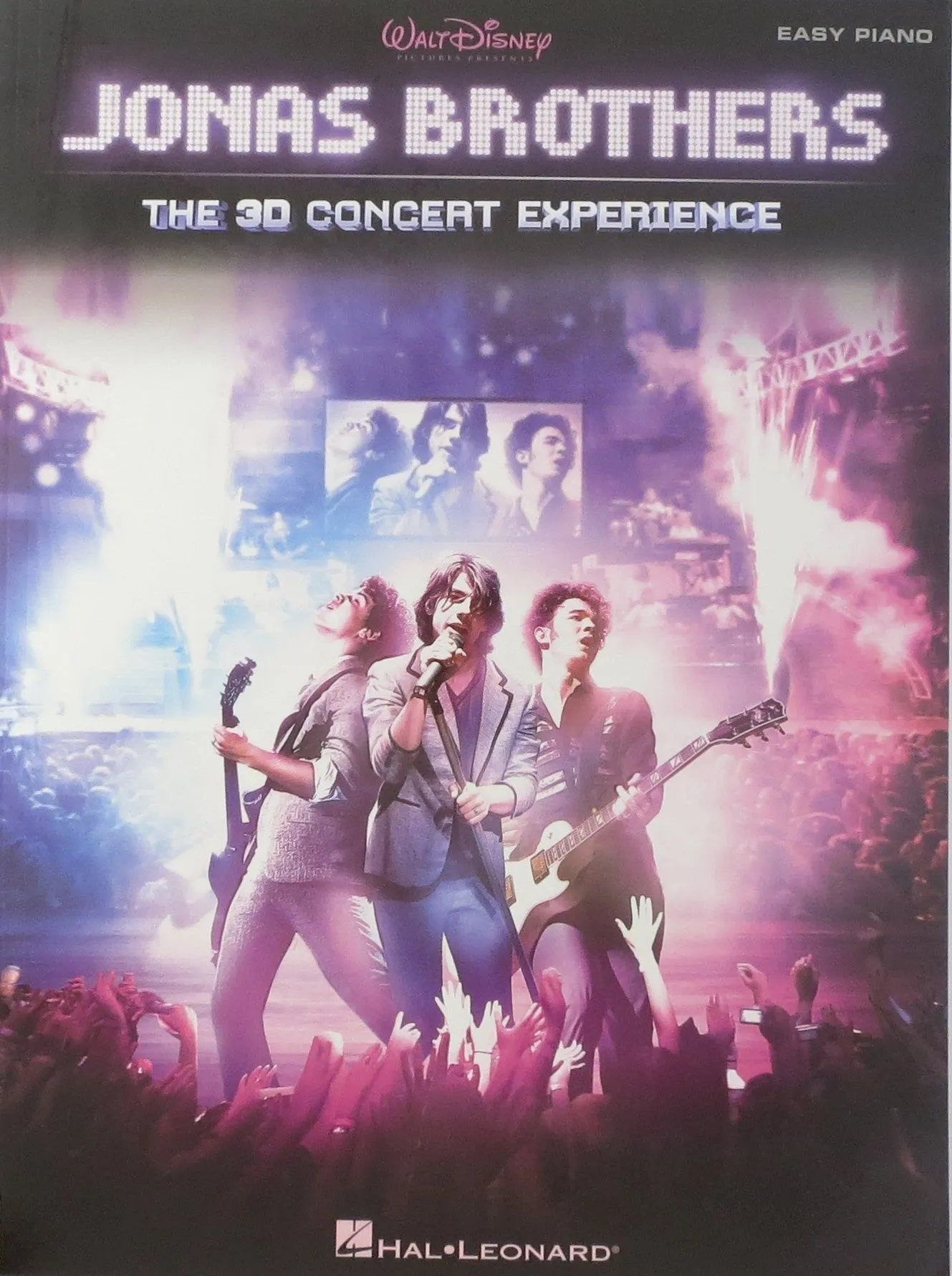 Jonas Brothers The 3D Concert Experience Easy Piano