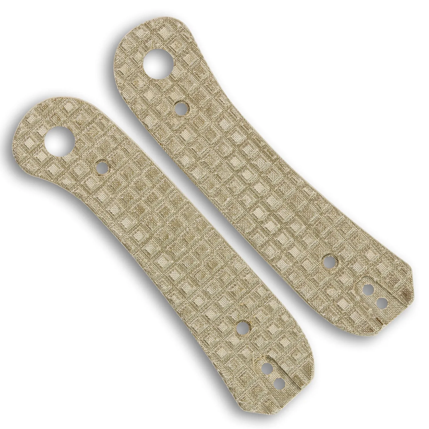 Knafs x Barnescraft Lander 1 Scales - Frag Olive Linen Micarta