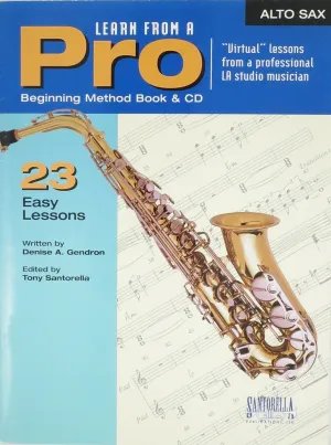 Learn from A Pro Alto Sax (Book & CD)