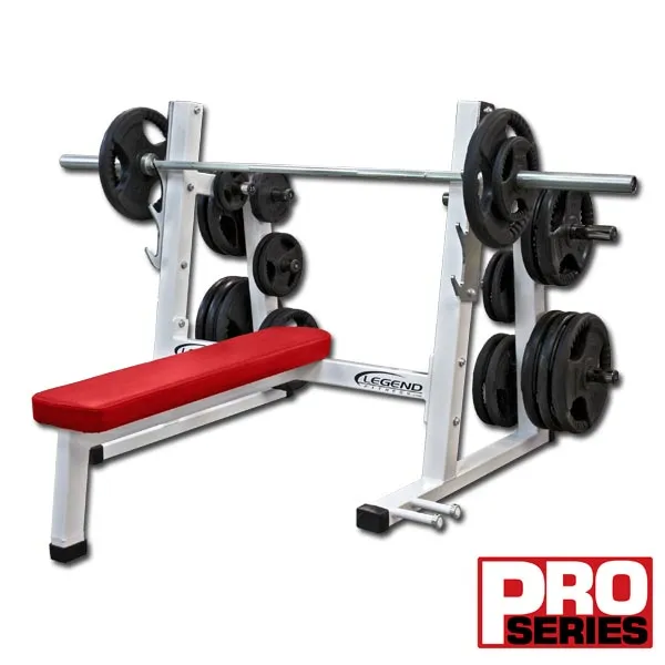 LEGEND FITNESS PRO SERIES OLYMPIC FLAT BENCH - 3240