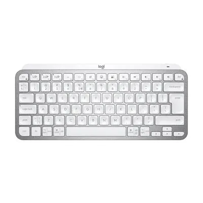 Logitech MX Keys Mini Minimalist Wireless Illuminated Keyboard - Pale Grey