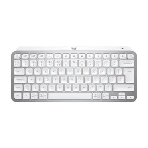 Logitech MX Keys Mini Minimalist Wireless Illuminated Keyboard - Pale Grey