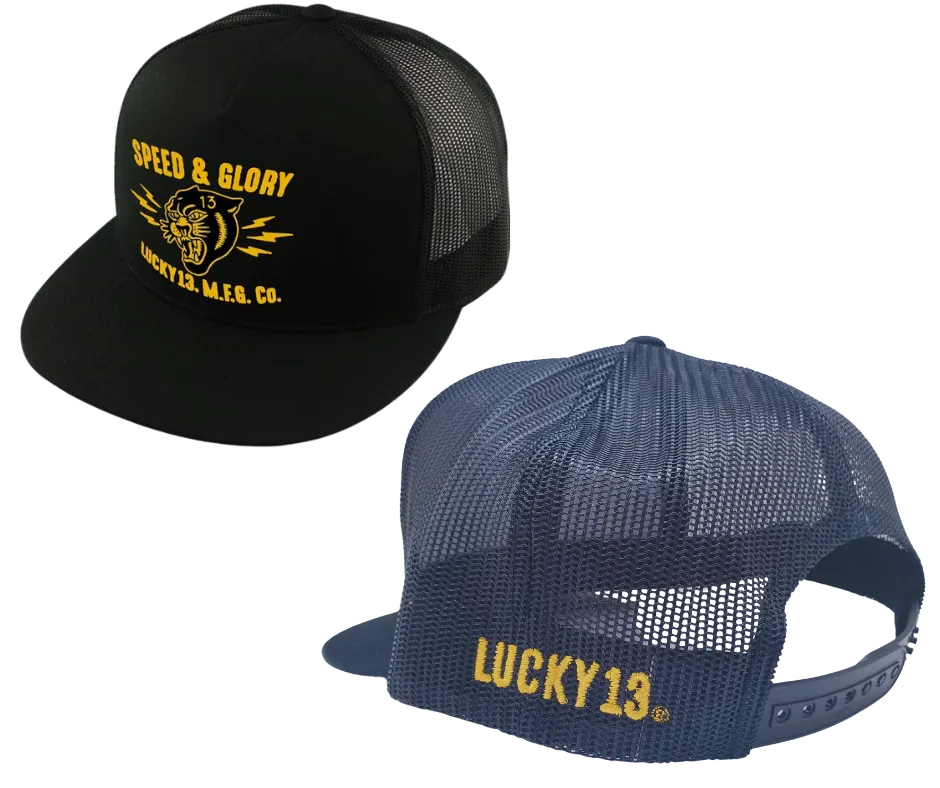 Lucky 13 Panther Head Cap