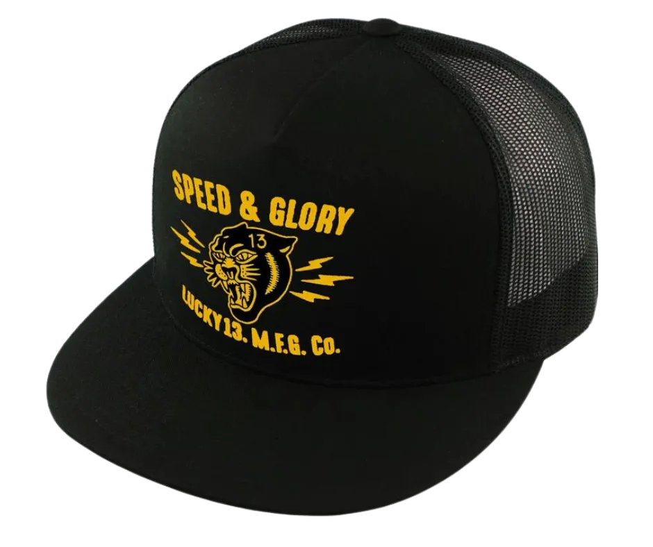 Lucky 13 Panther Head Cap