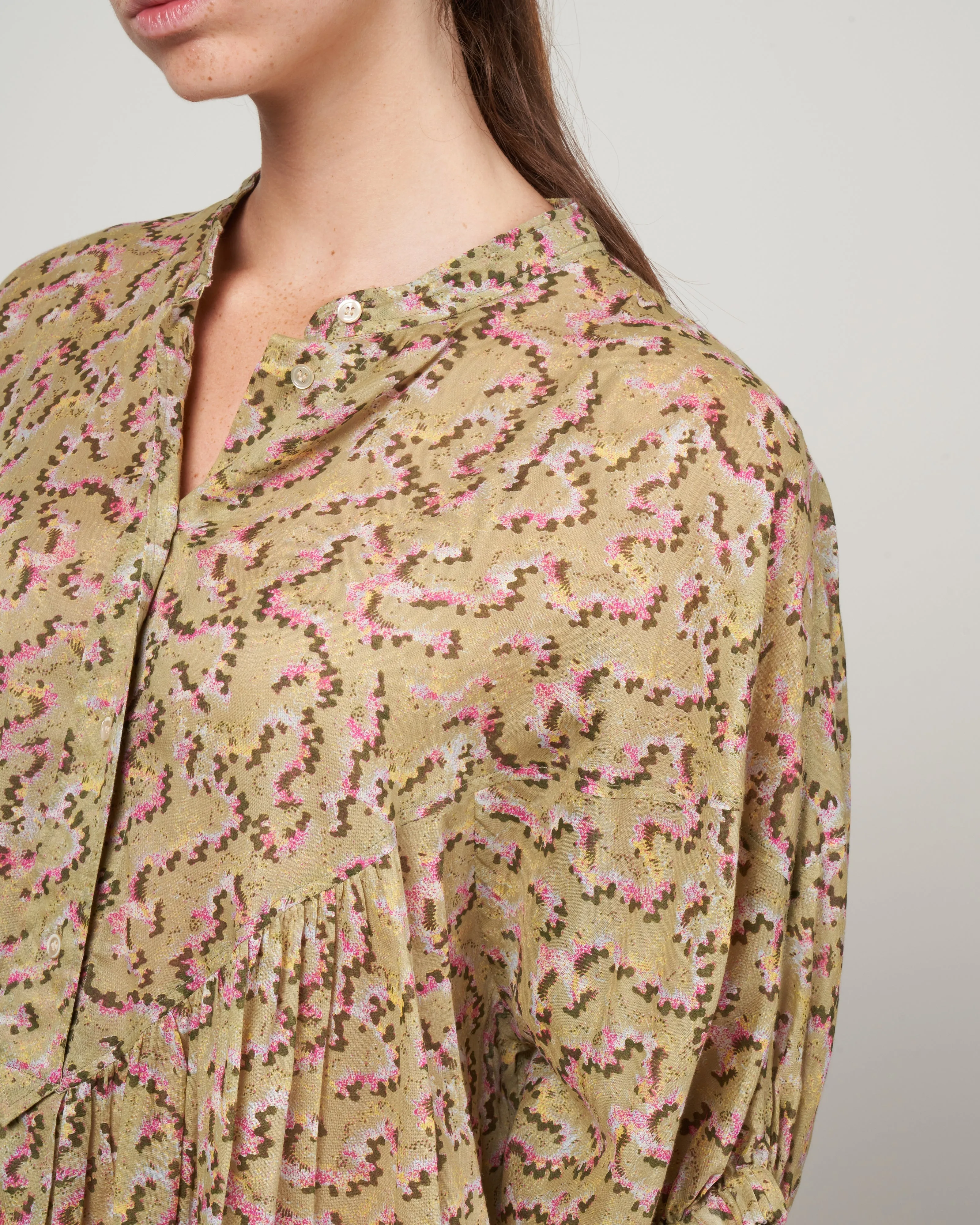 mazea dress - light khaki