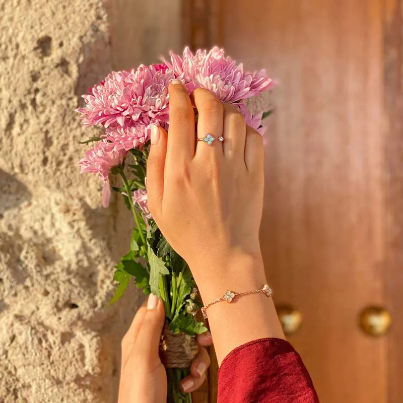 Mini Joory / Bracelet Pearl Rose Gold