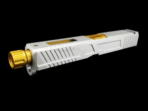 MITA Slide & Threaded Outer Barrel Set For VFC/Umarex G17 (Silver)
