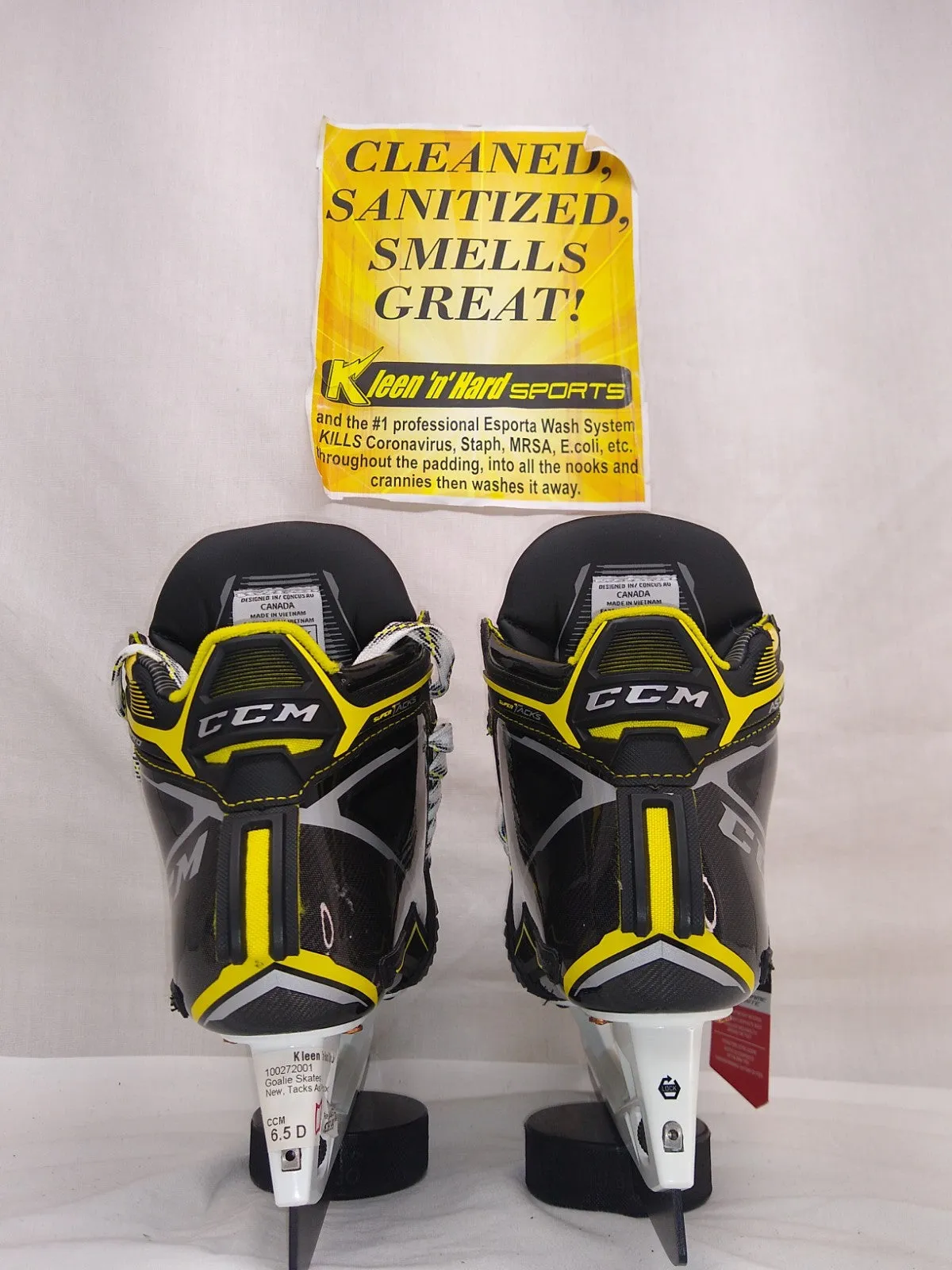 New CCM Tacks AS3 Pro Size 6 D Ice Hockey Goalie Skates