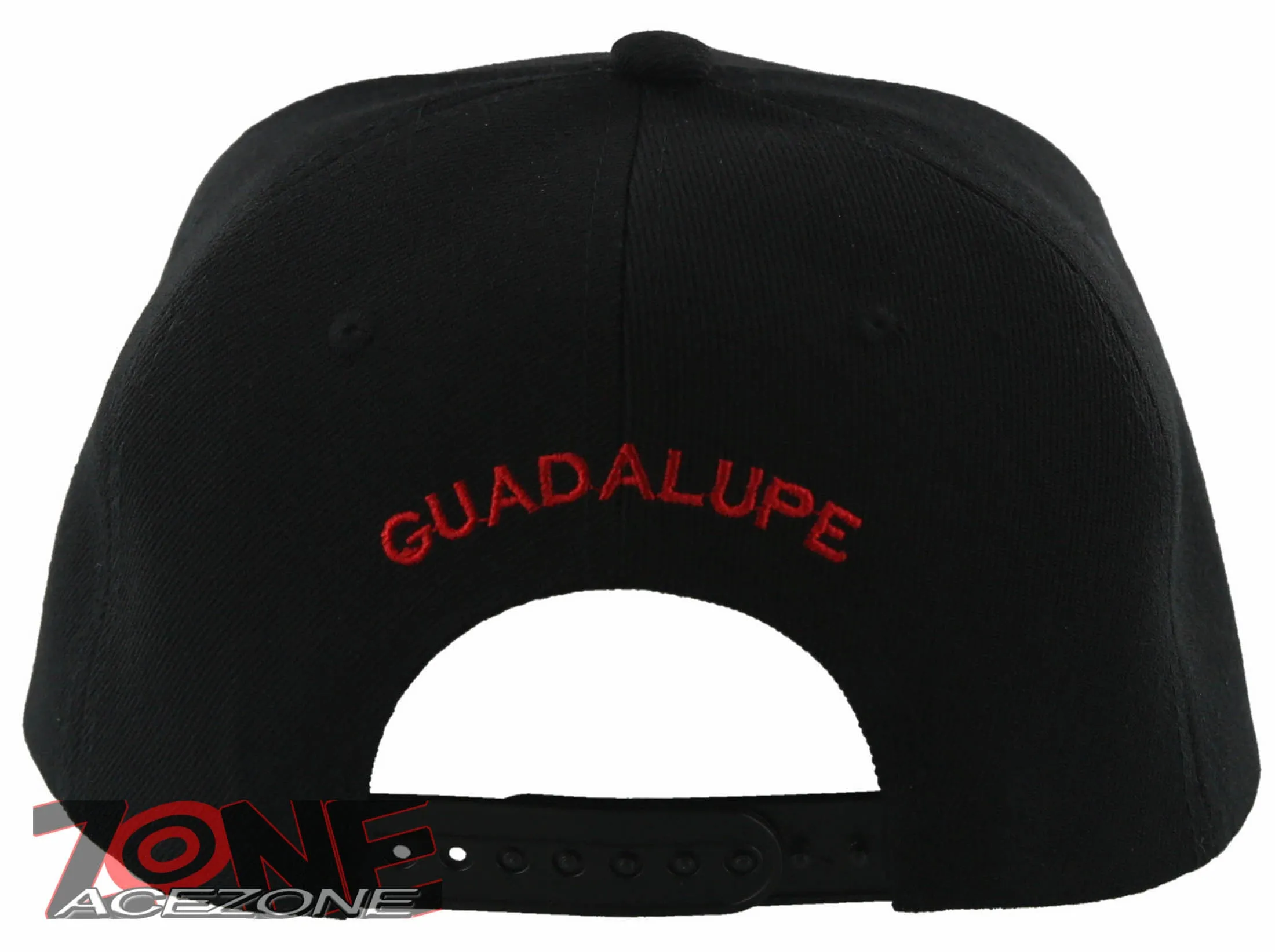 NEW! FLAT BILL MARIA VIRGIN GUADALUPE METALIC GOLD SNAPBACK CAP HAT BLACK