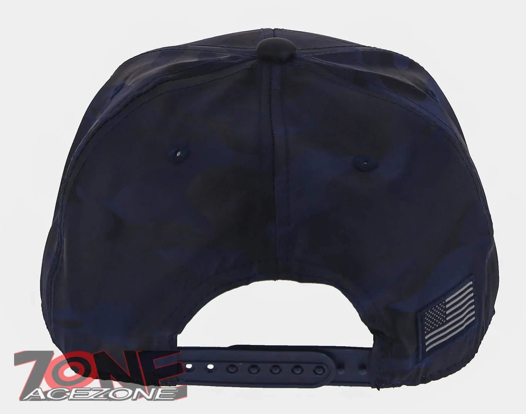 NEW! USA FLAG FLAT BILL SNAPBACK BASEBALL CAP HAT CAMOUFLAGE NAVY