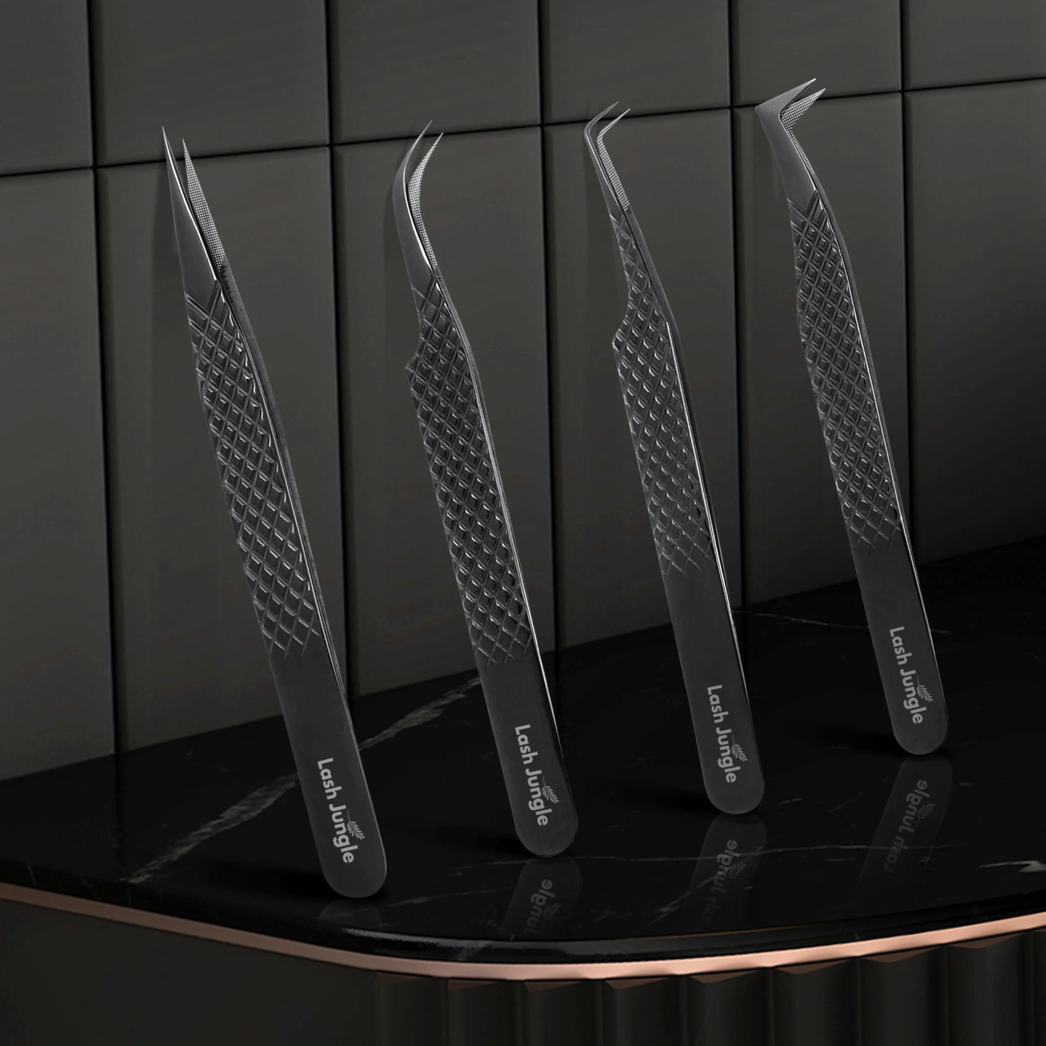Onyx Volume Lash Tweezers – Slim Boot