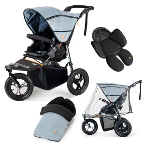 Out n About Nipper Single Comfort Kit in Rock Salt Grey