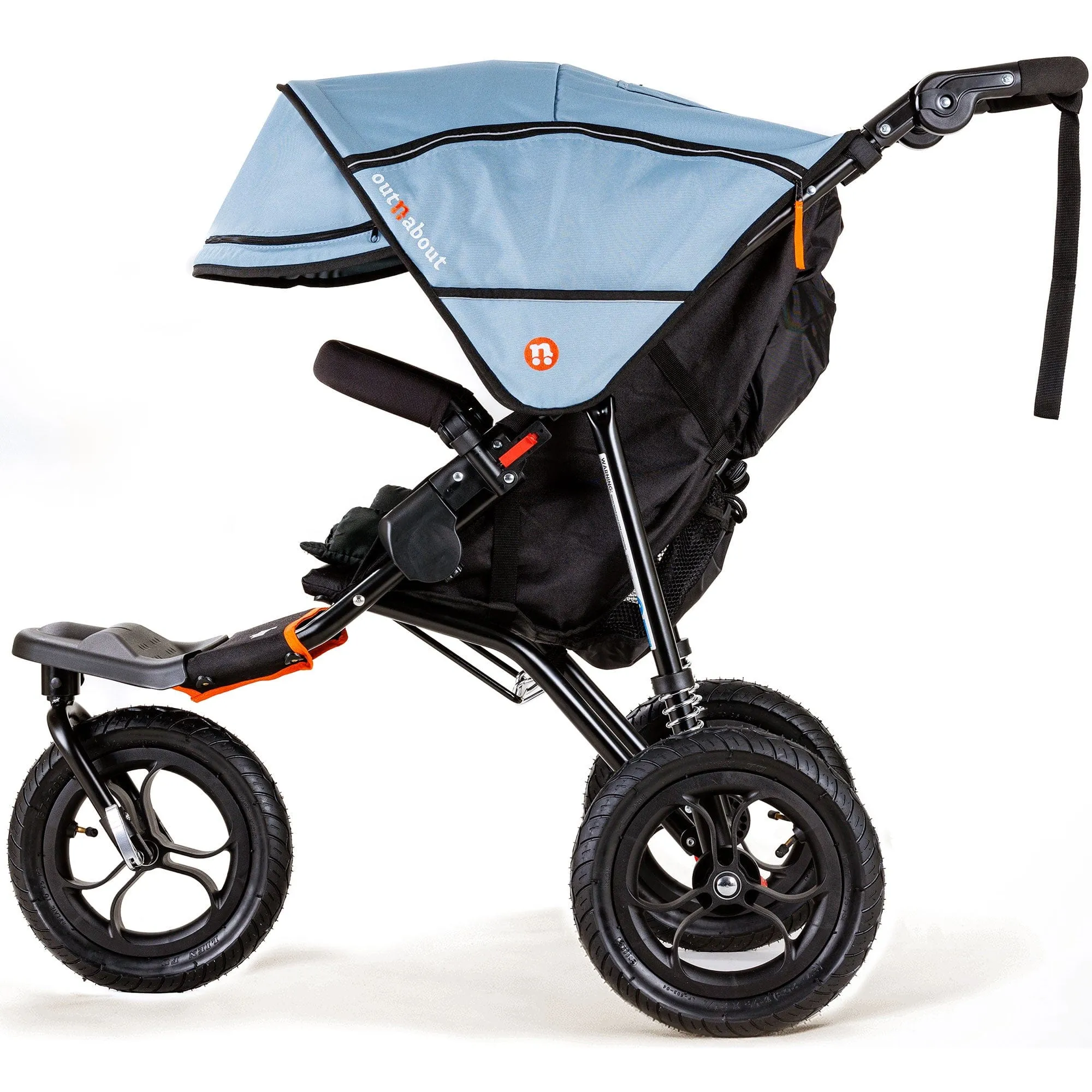 Out n About Nipper Single Starter Bundle in Rock Salt Grey