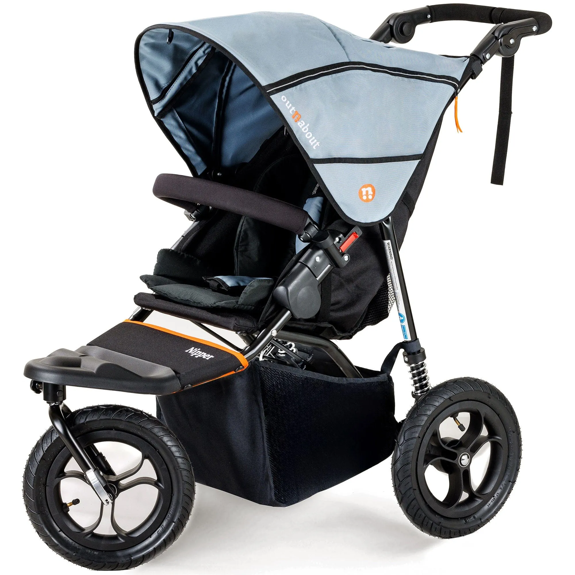 Out n About Nipper Single Starter Bundle in Rock Salt Grey