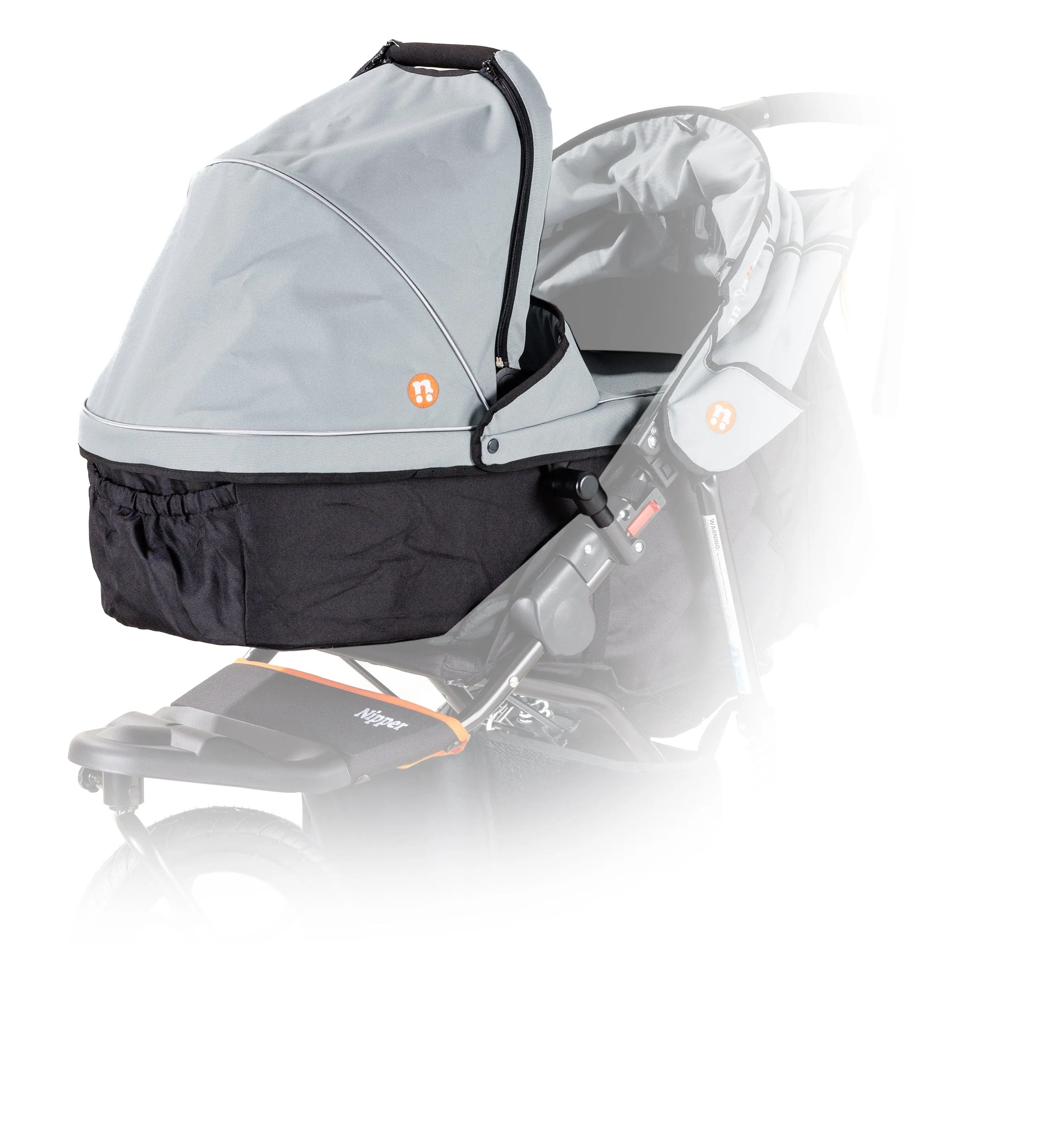 Out n About Nipper Single Starter Bundle in Rock Salt Grey