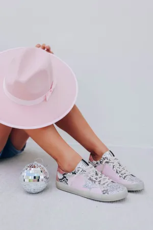 Paula Glitter Sneaker by ShuShop - Lilac