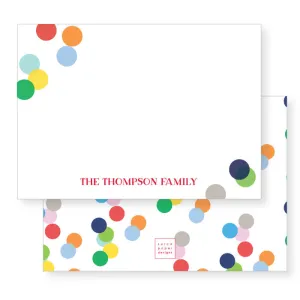 Petite Notecard, personalized | Confetti