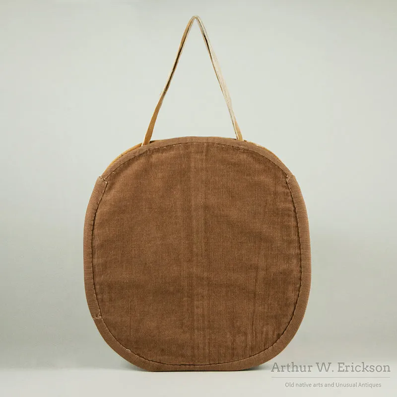Plateau Beaded Flat Bag with Indian Maiden