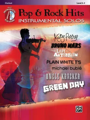 Pop & Rock Hits Instrumental Solos - Level 2-3, Clarinet (Book & CD)