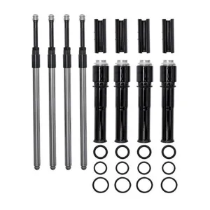 Quickee Pushrods with Gloss Black Covers for 1999-2017 bt Models, except 2017 Touring