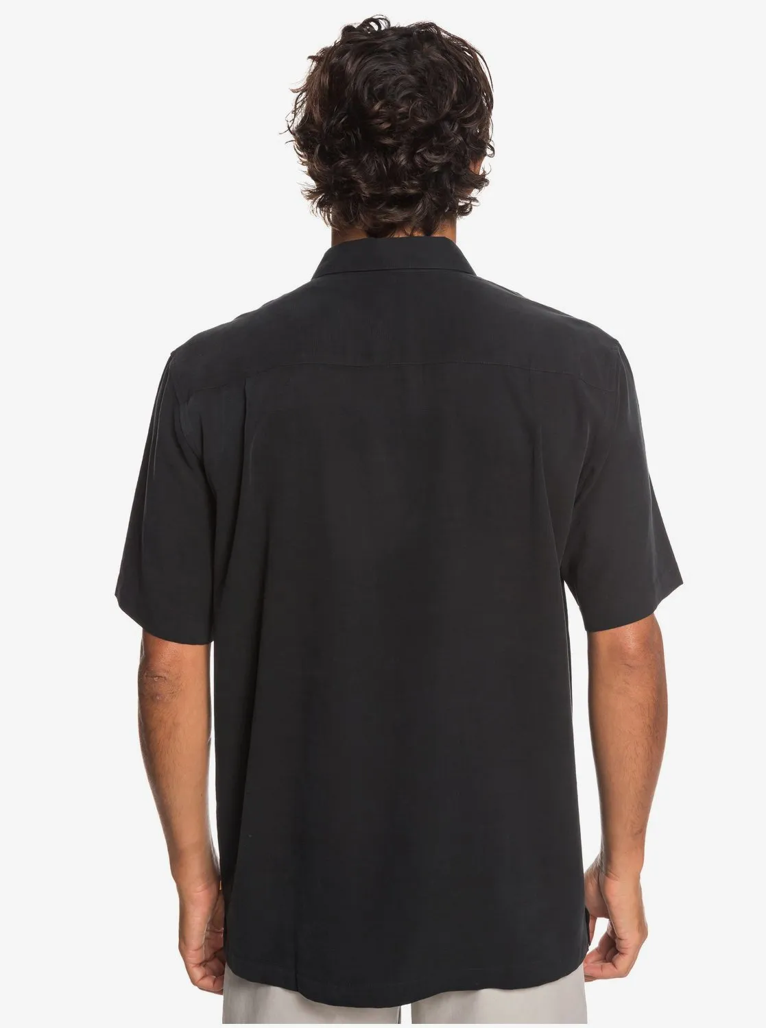 Quiksilver Mens Waterman Tahiti Palms Short Sleeve Shirt