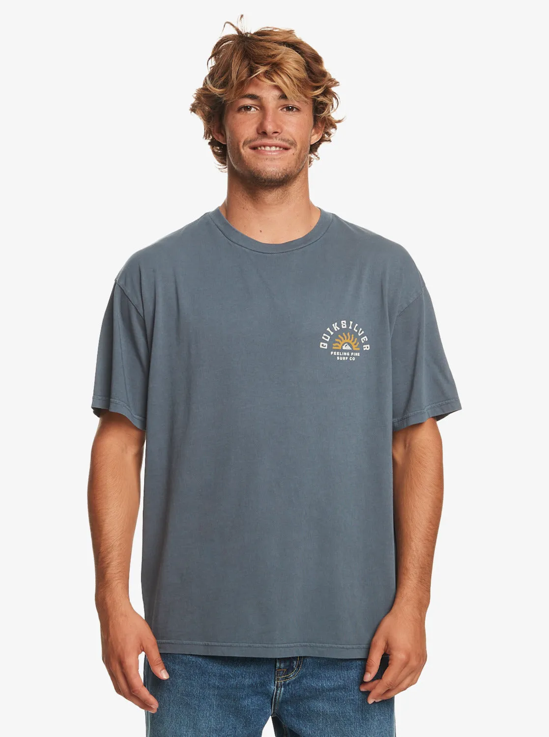 Quiksilver QS State Of Mind SS Tee - Dark Slate