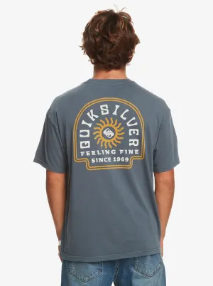 Quiksilver QS State Of Mind SS Tee - Dark Slate
