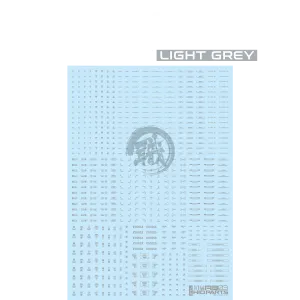 RB03 Caution Decal [Light Grey] [1/144 Scale]
