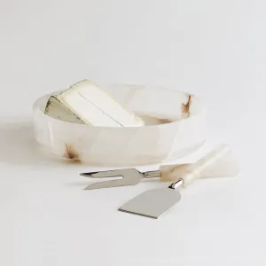 Rolled Alabaster Cheese Tools