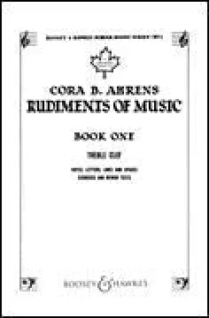 Rudiments of Music : Cora B. Ahrens