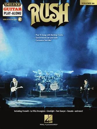 Rush Deluxe Guitar Play-Along Volume 26
