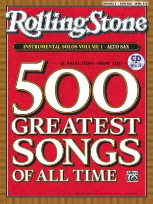 Selections from Rolling Stone Magazine's 500 Greatest Songs of All Time: Instrumental Solos, Volume 1 For Alto Sax
