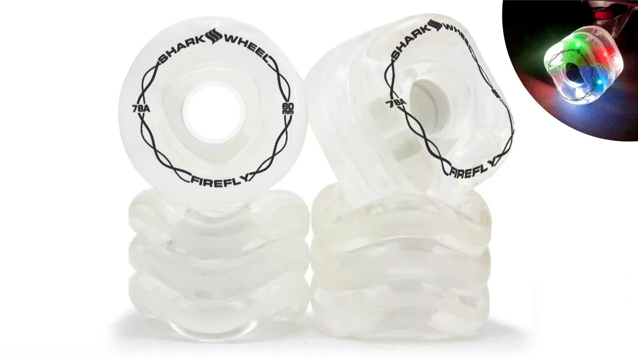 Shark Wheel 70mm, 78A Firefly - Light Up Wheels
