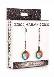Silicone Light Up Tweezer Nipple Clamps ~ Nipple Charm