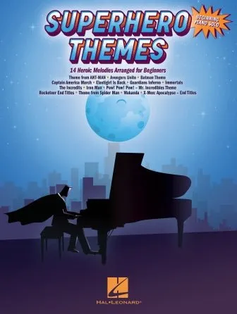 Superhero Themes for Beginning Piano Solos