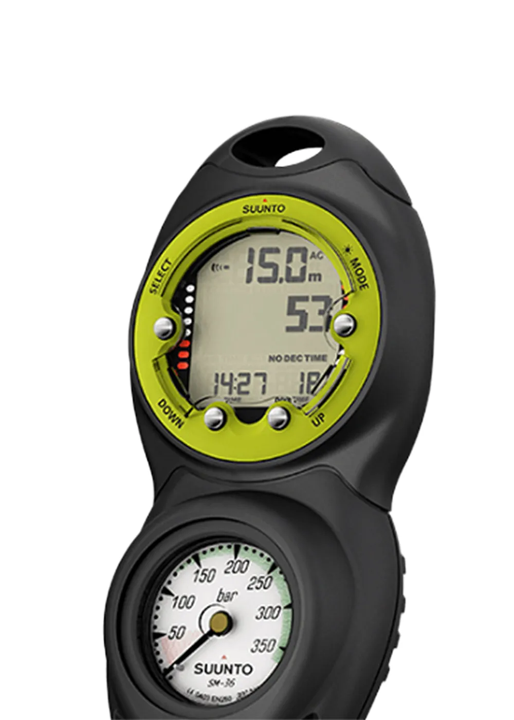 Suunto Zoop Novo Inline 300 Dive Computer Green