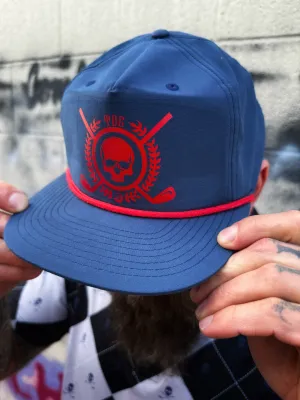TDC GOLF SKULL NAVY HAT