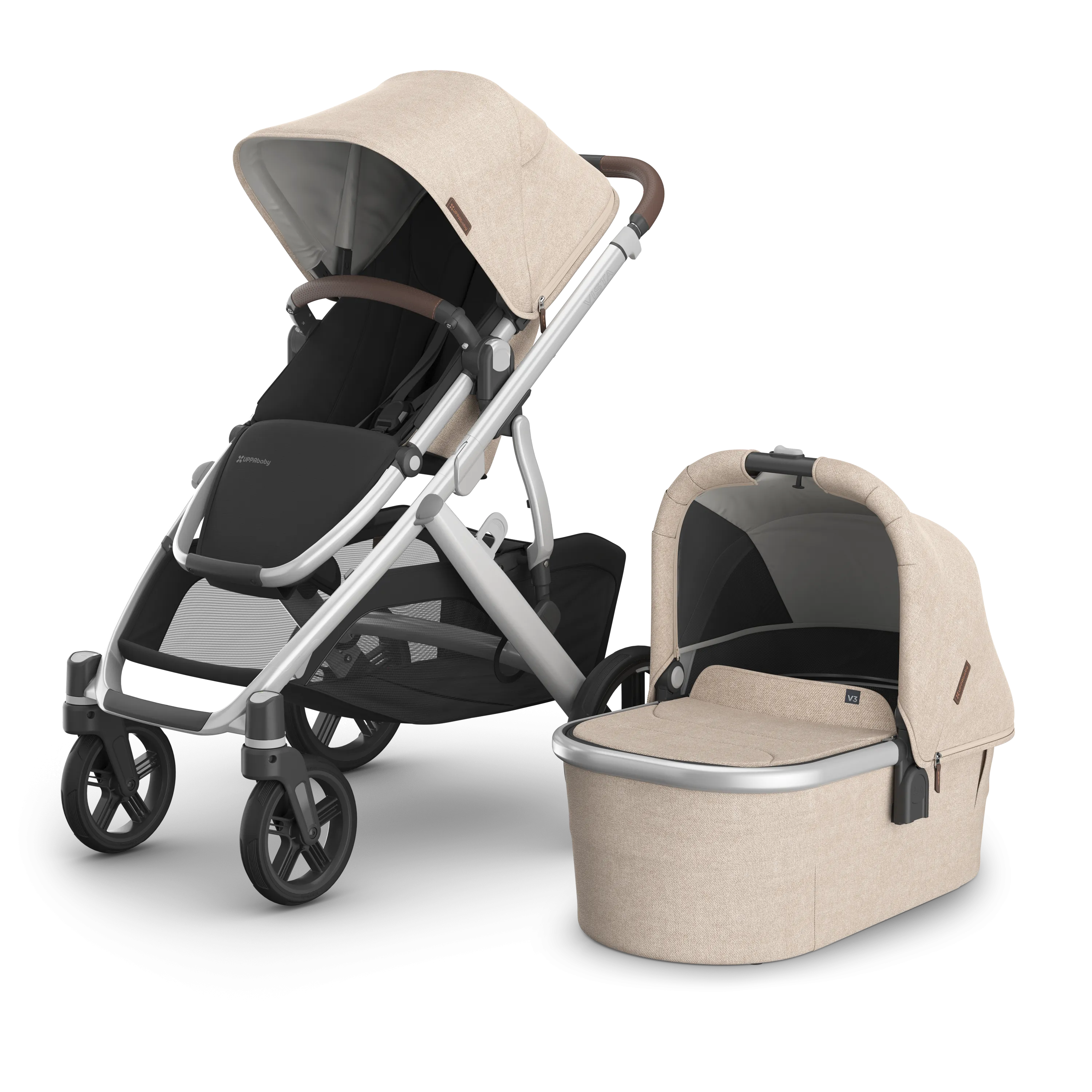 UPPAbaby Bassinet V3 (Declan - Oat Melange)