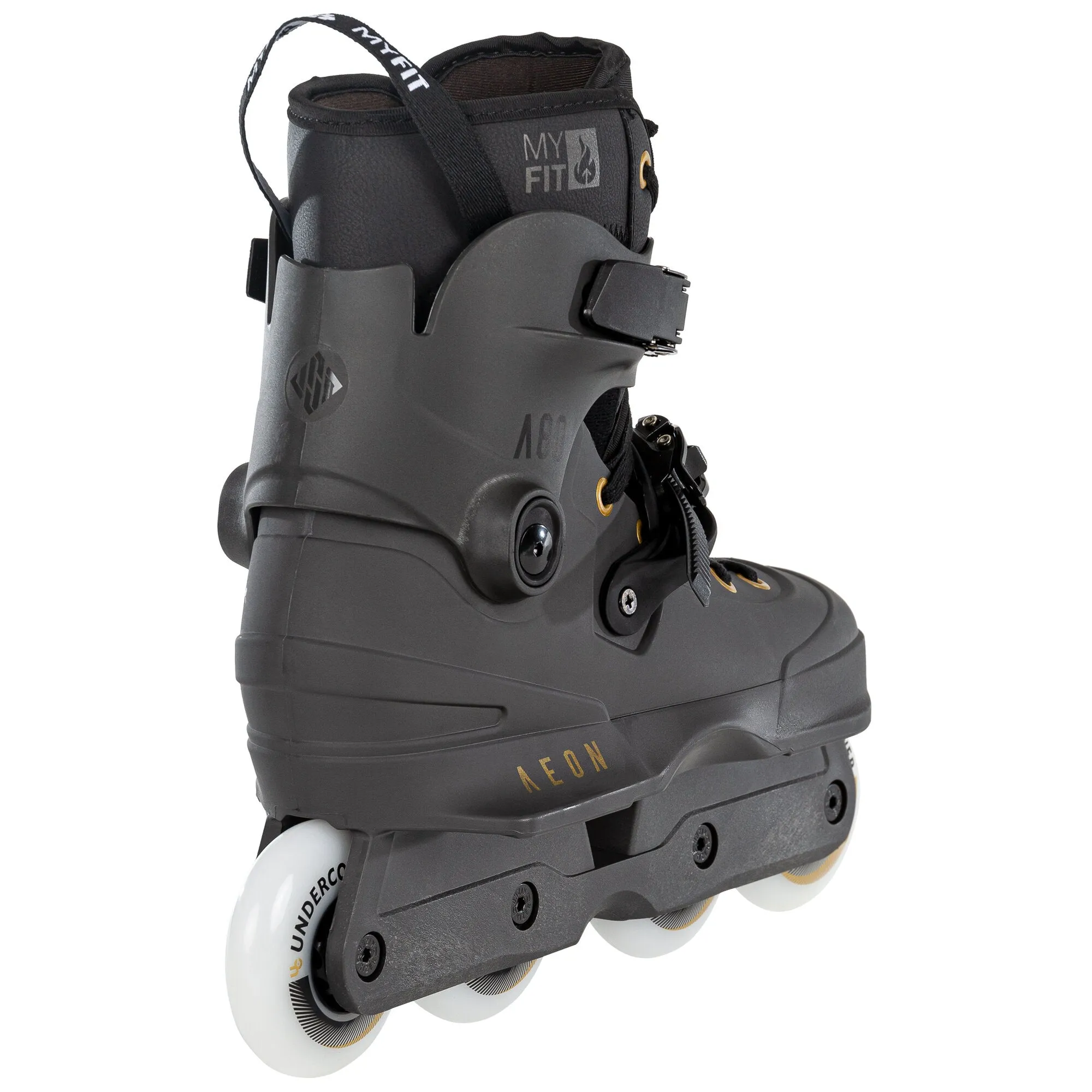 USD Aeon 80 Team Aggressive Inline Skates Gold Logo