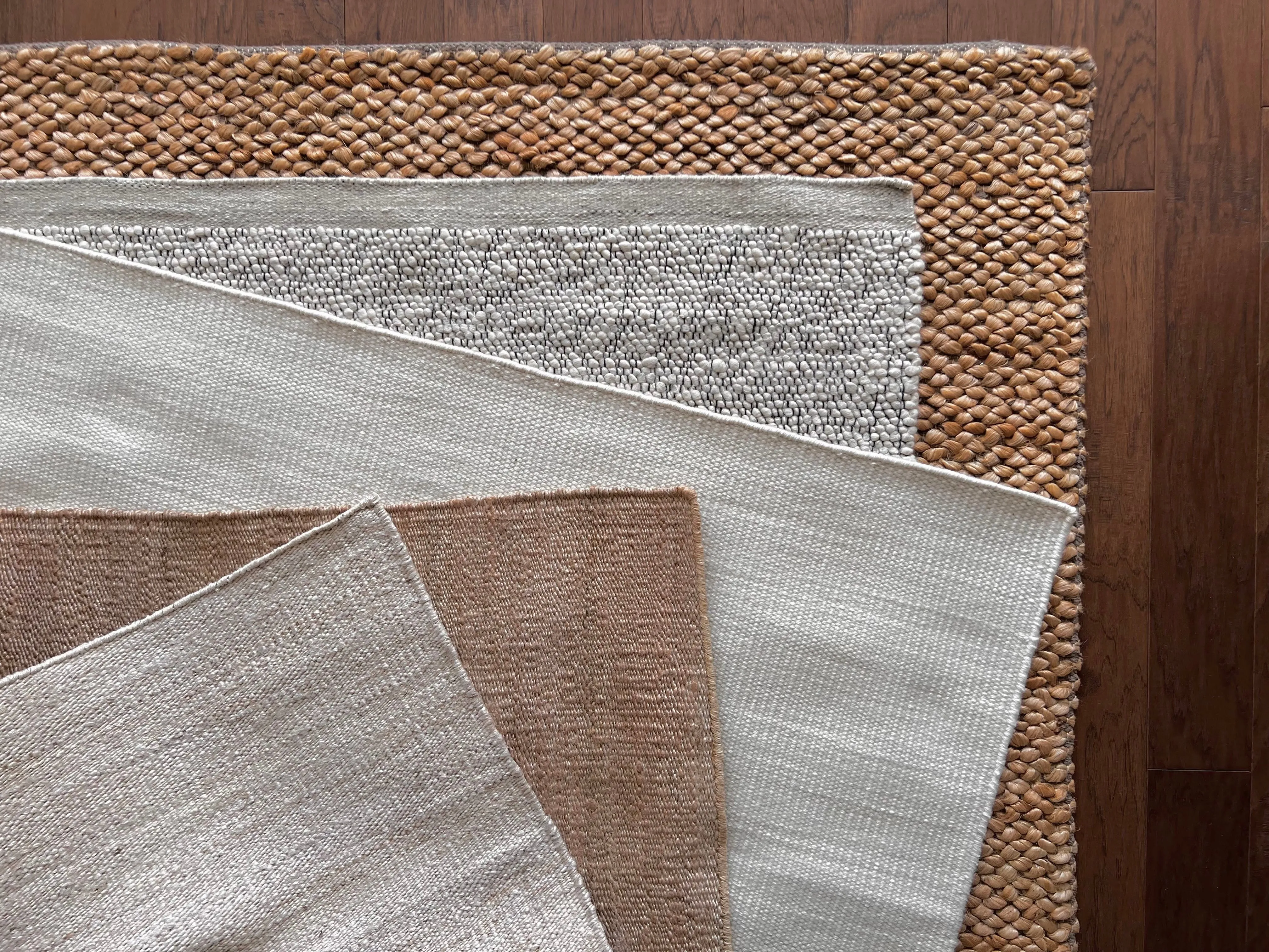 Wool flat weave