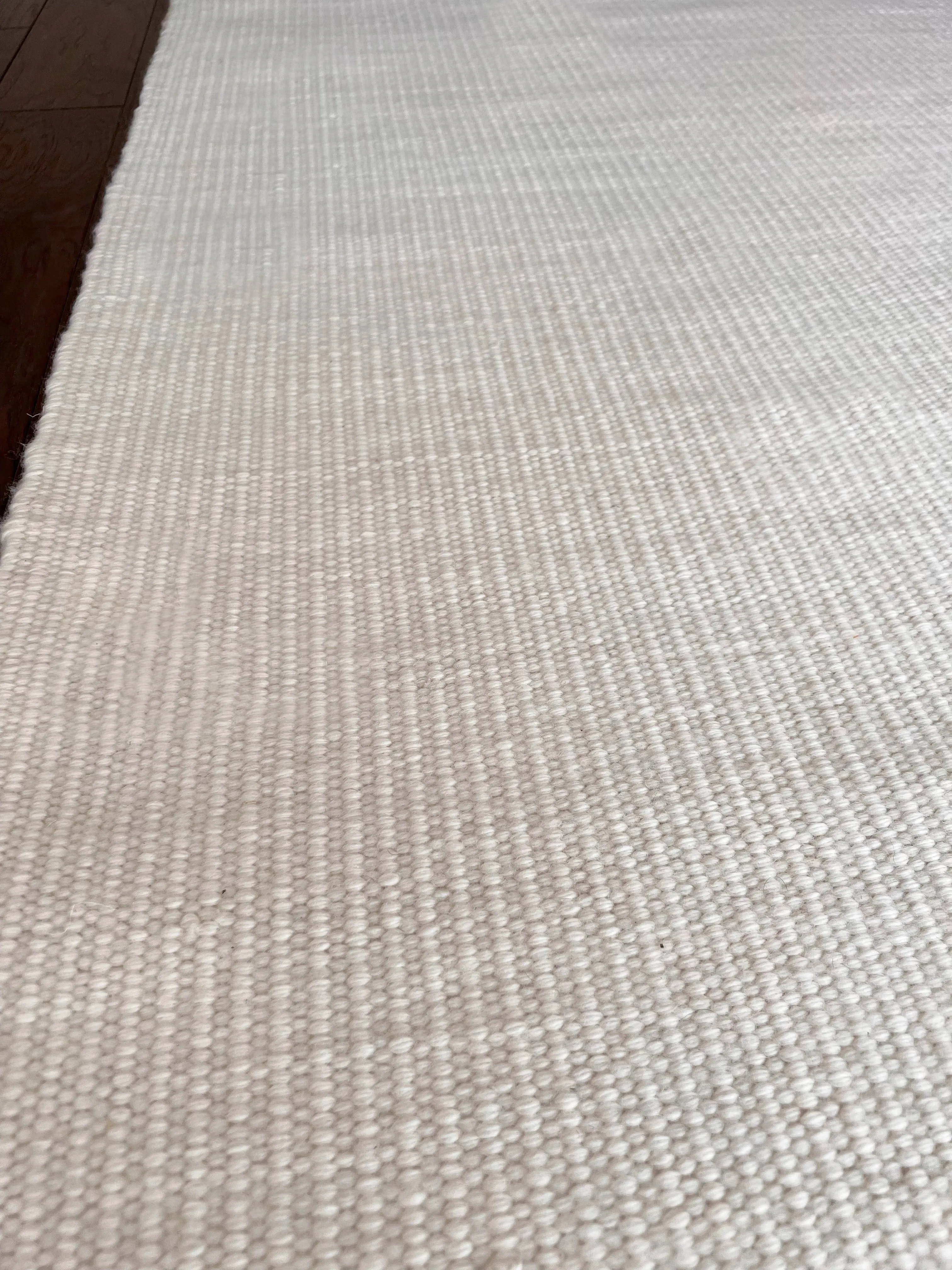Wool flat weave