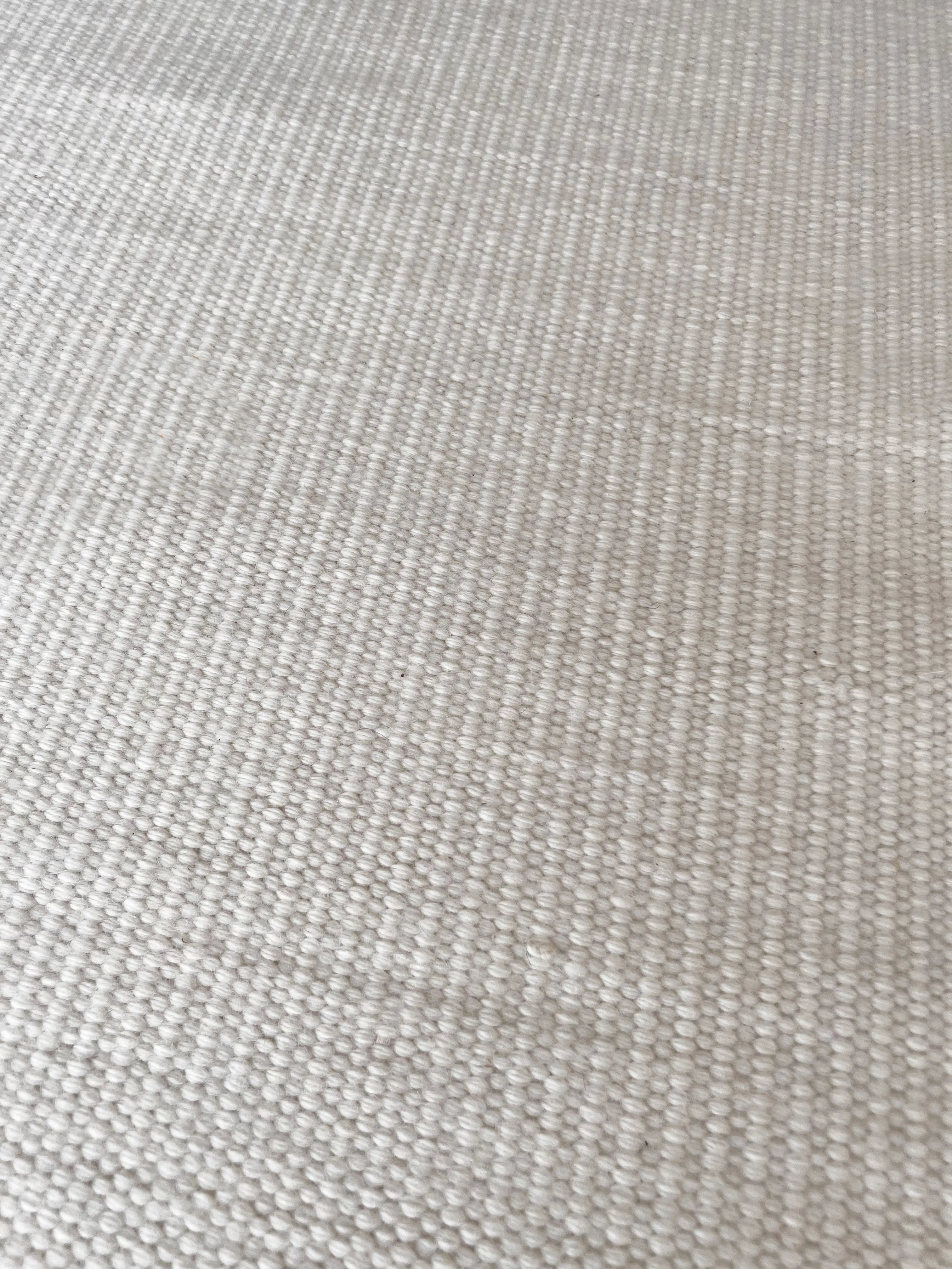 Wool flat weave