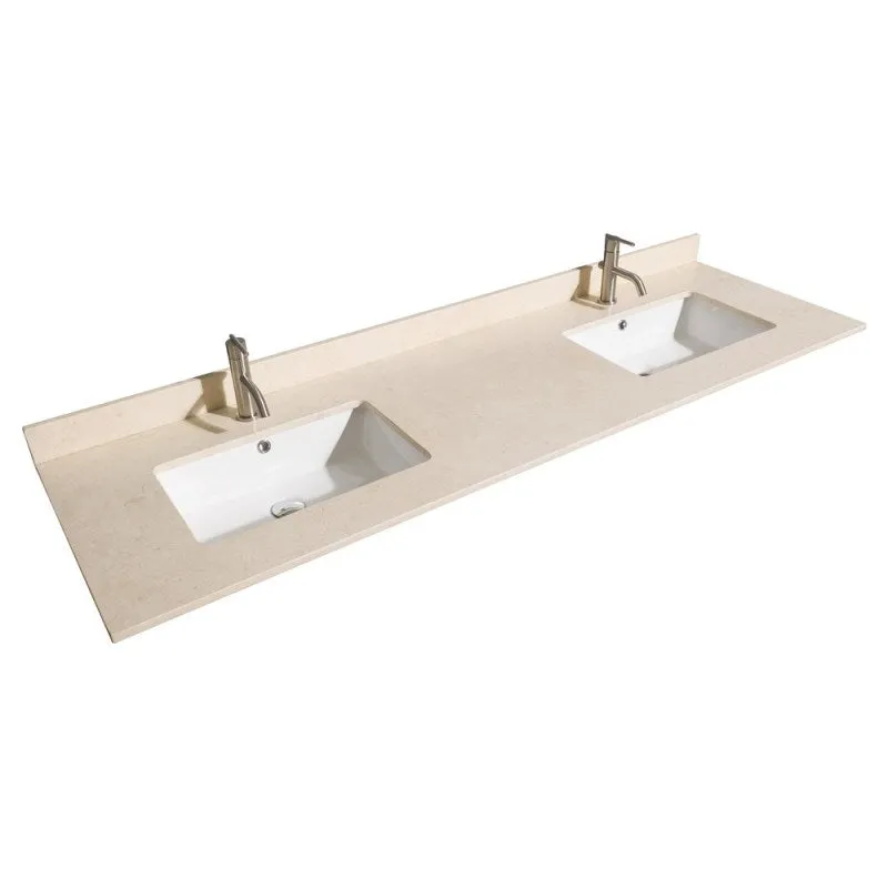 Wyndham Collection Hatton 72" Double Bathroom Vanity - Light Chestnut WC-1616-72-DBL-VAN-CLT