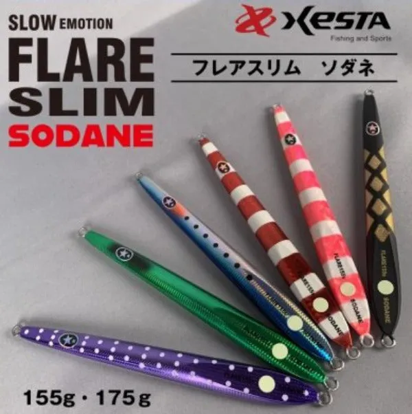 XESTA SLOW EMOTION FLARE SLIM SODANE METAL JIG 155g